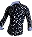 jeansian Men's Slim Fit Long Sleeves Casual Shirts 8620
