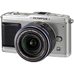 OLYMPUS PEN マイクロ一眼 E-P1 レンズキット シルバー E-P1 LKIT-SLV