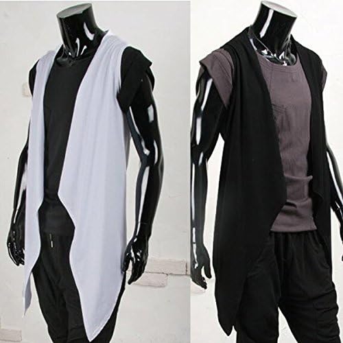 New Fashion Slim Fit Open Collar Vest Mens No Buckle Design Sleeveless Vest