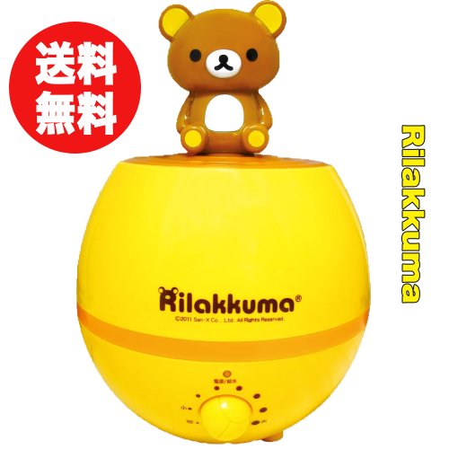 イサムコーポレーション 超音波式加湿器（10畳まで）ISAM CORPRETION　Rilakkuma（リラックマ） RK40617CR