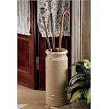 Solid Ivory Marble Cane and Umbrella Vessel