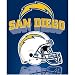Northwest San Diego Chargers Gridiron Fleece Throw