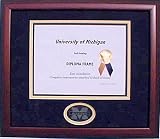 Michigan Wolverines Deluxe Diploma Frame With Suede Mat