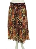 Ellen Tracy Spice Bazaar Skirt Anise Multi 12
