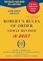 Robert's Rules of Order Newly Revised In Brief, 2nd edition