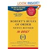 Robert's Rules of Order Newly Revised In Brief, 2nd edition (Roberts Rules of Order in Brief)