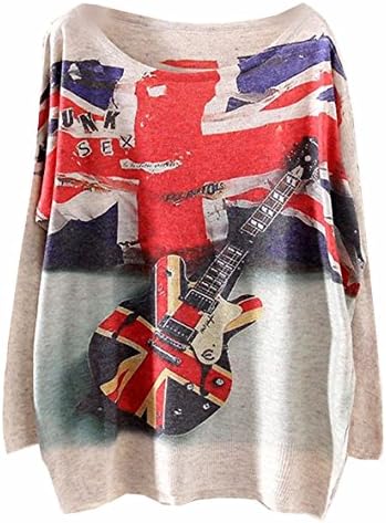 PPPerfecto Women's Sweater PullOver Jumper Vintage Amarican Winter