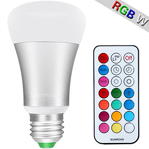 Warmoon 10w daylight white and color ambiance extension a19 led b…