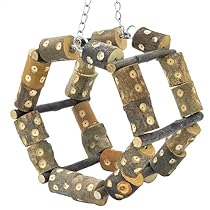 Niteangel&reg; Climbing Frame Swinging, Roundabout Bird Toy, Hamster Toy, 6.7'' x 6.7'' x 4.3''
