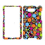 Premium - HTC Aria- Colorful Neon Bubbles on Black - Faceplate - Case - Sna ....
