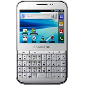 best deal Samsung B7510 Galaxy Pro Unlocked GSM Smartphone with 3 MP Camera, Android OS, Touchscreen, QWERTY keyboard, Wi-Fi, GPS and MicroSD Slot - No Warranty - White online shop