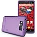 TUDIA Full-Matte Arch TPU Bumper Protective Case for Motorola Droid Maxx (Late 2013) XT1080M (Matte Purple)