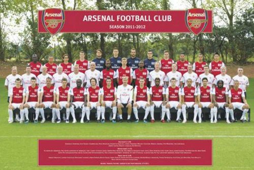 Empire 430205 Fussball - Arsenal London - Team 11/12 Sport Fu&szlig;ball Poster Druck - Gr&ouml;sse 91.5 x 61 cm