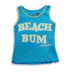 Dinky Souvenir by Gold Rush Outfitters - Infant Girls Beach Bum Tank Top, Turquoise