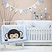 Pam Grace Creations Maddox Monkey Mix & Match 10 Piece Crib Bedding Set