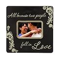 All Because Wide Wood Frame - Black (4x6")