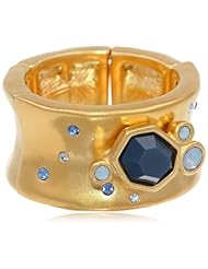 T Tahari "Night Sky" Concave Stretch Band Adjustable Ring