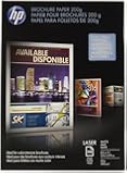 HP Brochure 200g Laser Paper, Matte, 8.5x11, 100 Sheets (Q8824A)