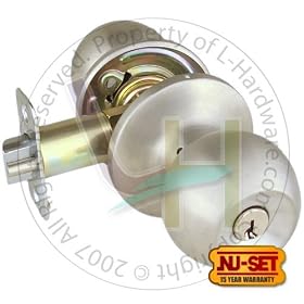 NUSET Dana Series Keyed Alike Entry Door Lock (Satin Stainless Steel) by NUSET