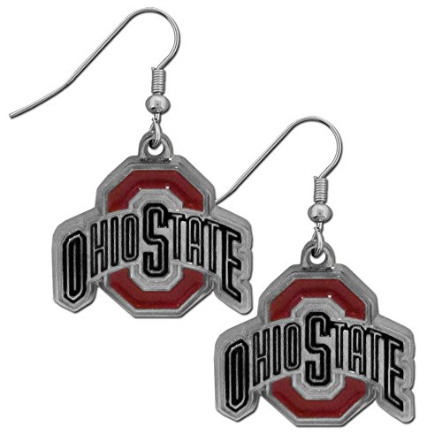 NCAA Ohio State Buckeyes Chrome Dangle Earrings
