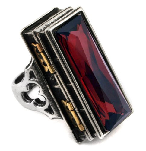 Pope Alexander's Poison Casket Ring - Alchemy Gothic Pewter Ring size 8