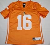 Tennessee Volunteers Women's Adidas #16 Peyton Manning Orange Football Jersey