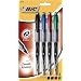 BIC Z4+ Roller Pen, Fine Point 0.7 mm, Assorted, 24 Pens