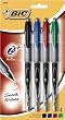 BIC Z4+ Roller Pen, Fine Point 0.7 mm, Assorted, 24 Pens