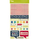 Jillibean Irish Farm House Soup 6x12 Alphabet & Shape Stickers