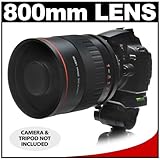 Vivitar 800mm f/8.0 Series 1 Multi-Coated Mirror Lens for Nikon D40, D60, D ....