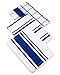 Pemberley Apron for Women or Men, Ideal Gift for Your Favorite Cook, 3 Blue Kitchen Towels, 1 Apron with Two Pockets, 2 Potholders and 1 Oven Mitt