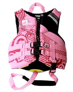 Body Glove Child's Phantom U.S. Coast Guard Approved Neoprene Pfd Life Vest (Pink/Black)