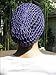 Purple Hair Net - Snood - Crochet Hair Net Snood In Purple