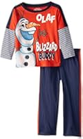 Disney Boys' 2 Piece Olaf Blizzard Buddy Jersey Set