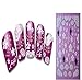 Sannysis(TM) 6PC Flowers Bow Lace Butterfly Snow Nail Art 3D Stickers Beauty Nail Salon For Girls