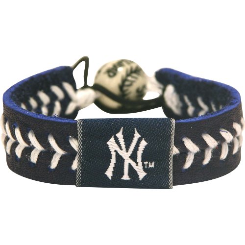 Gamewear Yankee Team Colors Gamewear Mlb Leather Wrist Bands