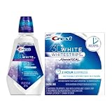 Crest 2-Hr Express Whitestrips and 3D White Rinse Bundle Pack