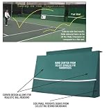 Rally Champion Straight-Tilt Tennis Backboard 8 ft x16 ft - Board Only