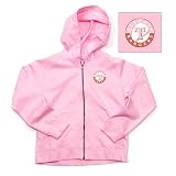 Texas Rangers MLB Girls Lucky Full Zip Hooded Jacket (Pink)