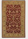 Couristan Persian Romances Floral Arabesque - 2145-6600 Ivory-Red - Black-Olive-Brown