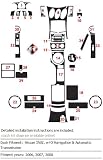 Brushed Aluminum Nissan 350Z 2006 -2008 Dash Trim Kit