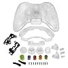 eForCity Crystal Shell Compatible with Microsoft Xbox 360 Wireless Controller , Clear