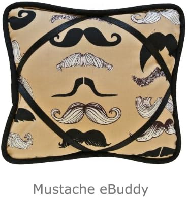 eBuddy - Mustache - 10 ½" x 11 ½" - iPad Mini, Kindle, Kindle Paperwhite 3G, Kindle Keyboard 3G, Kindle Fire & Fire HD Tablet, Nook, Nook Simple Touch with GlowLight, Nook HD, Samsung Galaxy Tab 7.0 & Google Nexus 7