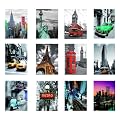 12 Magnete New York Paris London 3 D Optik