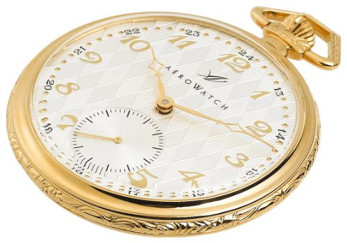 Aerowatch Men's 10264 Mechanical Arabic Dial Pocket Watch