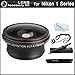 Vivitar Fisheye Lens Kit For Nikon 1 J1, Nikon 1 V1, Nikon 1 J2 Mirrorless Digital Camera(That Use 10-30mm, 30-110mm, 10mm Lenses) Includes High Definition 0.21x Super Wide Angle Fisheye Lens + LensPen Cleaning Kit + Lens Cap Keeper + Cleaning Cloth
