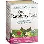Traditional Medicinals Organic Raspberry Leaf Herbal Tea, 16-Count Wrapped Tea Bags (Pack of 6)