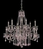 Nulco Lighting 375-12-PBA-01-STO Grammercy Polished Bronze Antique Chandelier Polished Bronze Antique