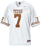 Texas Longhorns Youth #7 White Football Jersey By Nike (L=16-18)