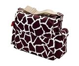 OiOi Giraffe Print Messenger Diaper Bag